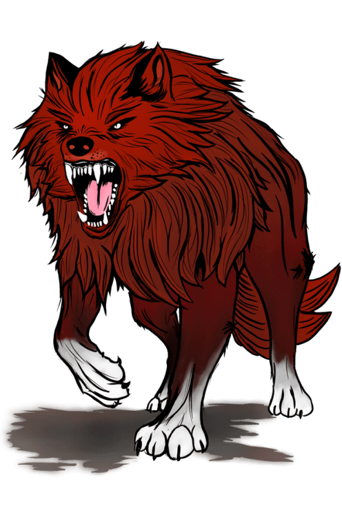 Crimson Direwolf